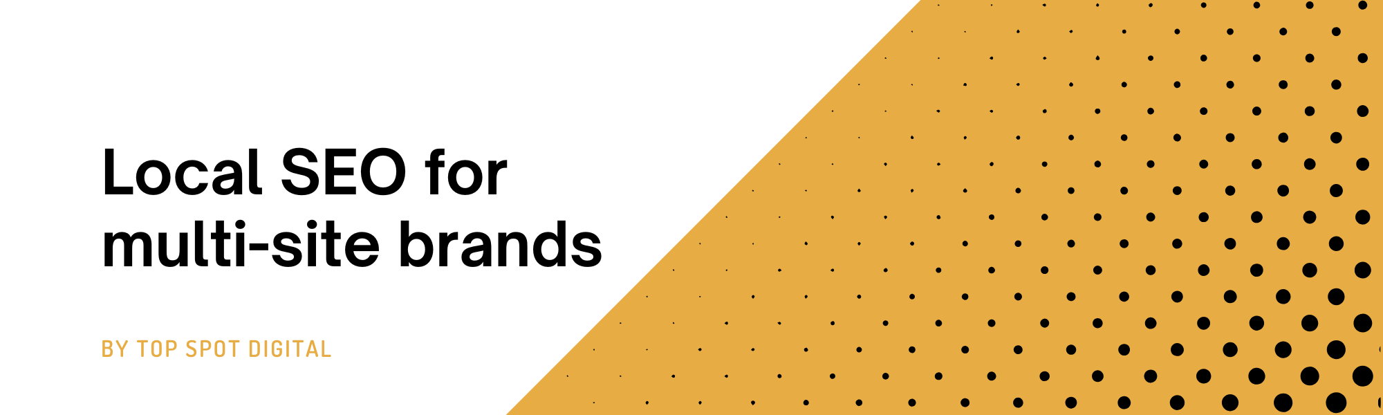 Local SEO for multi-site brands